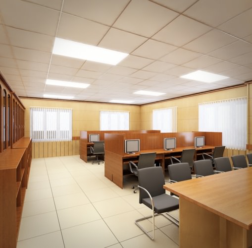 3D Model cutaway Detailed Office Building Interior Scenes 3D Model .max