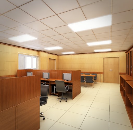 3D Model cutaway Detailed Office Building Interior Scenes 3D Model .max