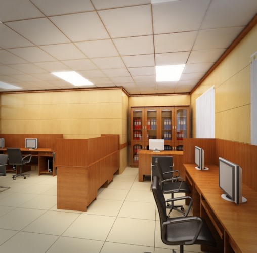 3D Model cutaway Detailed Office Building Interior Scenes 3D Model .max