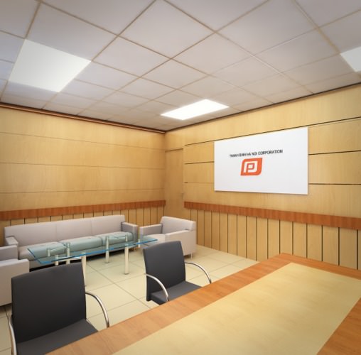 3D Model cutaway Detailed Office Building Interior Scenes 3D Model .max