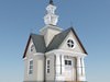 Chapel 01 3D Model .max .obj .3ds .lwo .lw .lws