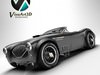 Austin Healey 1004 V8 custom 3D Model