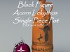 Greek Black Figure Acorn Lekythos Single Piece Pot GRKaclek16BF01 3D Model