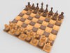 Wobble chess set 3D Model