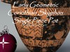 Greek Corinthian Early Geometric Skyphos Single Piece Pot GRKskc31EG01