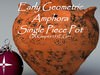 Greek Early Geometric Amphora Single Piece Pot GRKamp66555EG01
