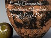 Greek Corinthian Early Geometric Skyphos Single Piece Pot GRKskc32EG01