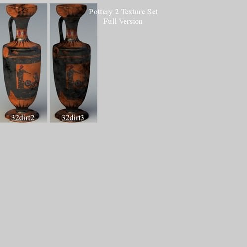 Greek Bilingual Various Subjects Collection I Single Piece Pottery GRKvs1BI01 3D Model .obj .lwo .lw .lws