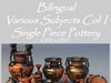 Greek Bilingual Various Subjects Collection I Single Piece Pottery GRKvs1BI01 3D Model .obj .lwo .lw .lws