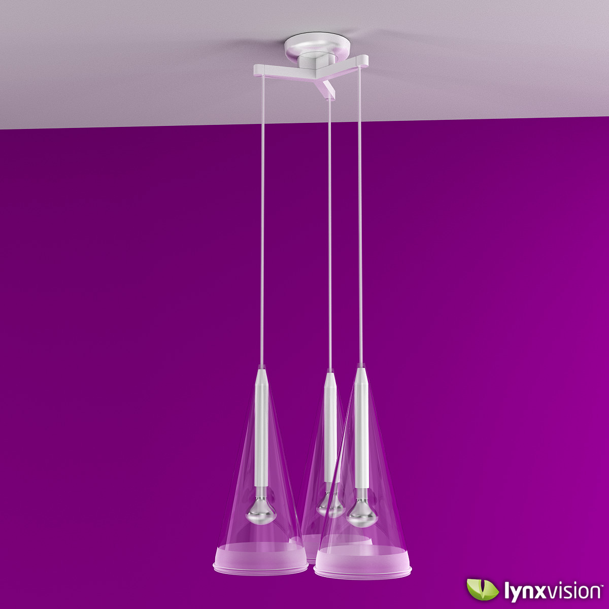 Fucsia 1 3 Pendant Lamps by Flos 3D Model .max .obj .fbx ...