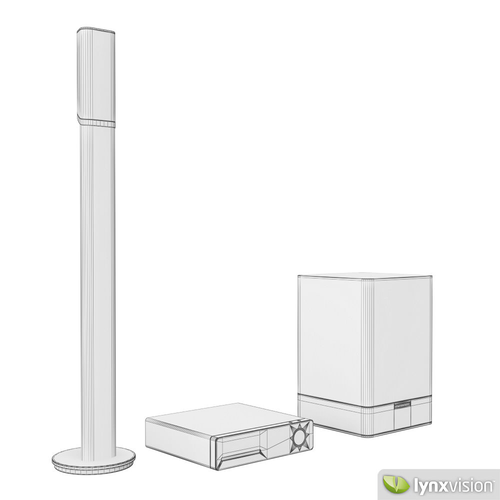 Harman Kardon Home Theater 3D Model .max .obj .fbx - CGTrader.com