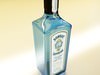 Photorealistic Bombay Sapphire Gin Bottle 3D Model .max .obj .3ds .fbx