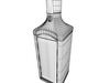 Photorealistic Bombay Sapphire Gin Bottle 3D Model .max .obj .3ds .fbx