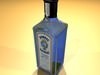 Photorealistic Bombay Sapphire Gin Bottle 3D Model .max .obj .3ds .fbx