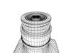 Photorealistic Bombay Sapphire Gin Bottle 3D Model .max .obj .3ds .fbx