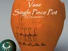 Egyptian Vase Single Piece Pot EGYvase0701 3D Model