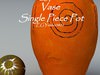 Egyptian Vase Single Piece Pot EGYvase0801 3D Model