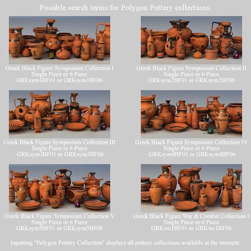 Egyptian No Subjects Collection Single Piece Pottery EGYns01 3D Model .obj .lwo .lw .lws