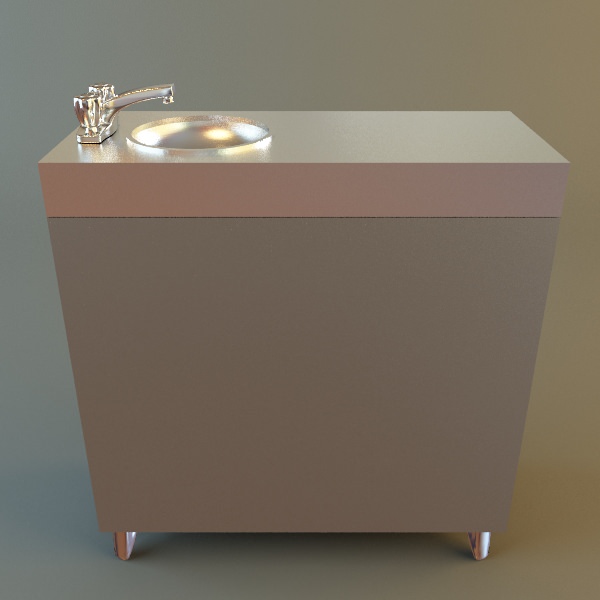 Medical Office Sink 3D Model .max