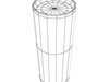 Realistic Gin Shot Glass 3D Model .max .obj .3ds .fbx