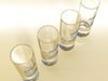 Realistic Gin Shot Glass 3D Model .max .obj .3ds .fbx