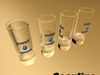 Realistic Gin Shot Glass 3D Model .max .obj .3ds .fbx