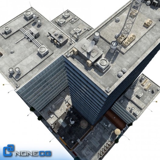 NYC Block Set 2 3D Model .max .c4d .ma .mb