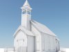 Chapel 02 3D Model .max .obj .3ds .lwo .lw .lws