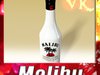 High Detailed Liquor Bottle : Malibu. 3D Model