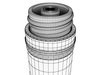 High Detailed Liquor Bottle : Malibu. 3D Model .max .obj .3ds .fbx