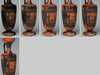 Greek Bilingual Various Subjects Collection II 9 Piece Pottery GRKvs2BI09 3D Model .obj .lwo .lw .lws