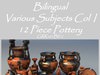 Greek Bilingual Various Subjects Collection I 12 Piece Pottery GRKvs1BI12 3D Model