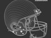 Pittsburgh Steelers official game helmet 3D Model .obj .3ds .fbx .c4d .dxf .X