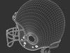 Pittsburgh Steelers official game helmet 3D Model .obj .3ds .fbx .c4d .dxf .X