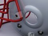 New England Patriots official game helmet 3D Model .obj .3ds .fbx .c4d .dxf .X