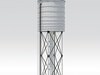 Water Tower 02 3D Model .max .obj .3ds .lwo .lw .lws