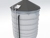 Water Tower 02 3D Model .max .obj .3ds .lwo .lw .lws