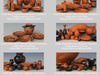 Greek Red Figure Animal Collection I 6 Piece Pottery GRKanimal1RF06 3D Model .obj .lwo .lw .lws
