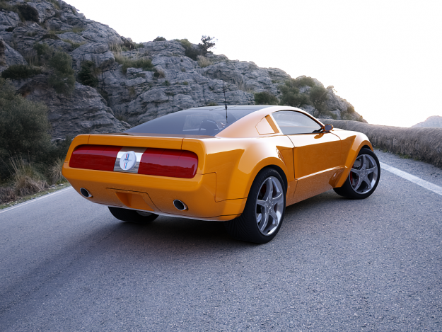 Ford Mustang 3D Model .max .obj .3ds