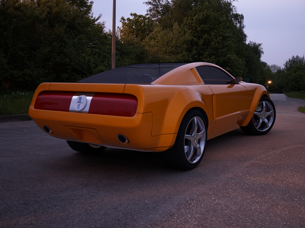 Ford Mustang 3D Model .max .obj .3ds