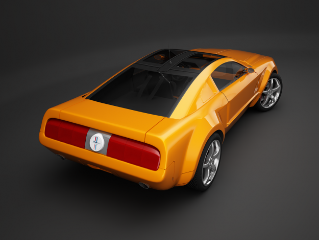 Ford Mustang 3D Model .max .obj .3ds