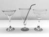 Glassware Collection 20 Pieces 3D Model .obj .fbx .blend
