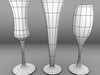 Glassware Collection 20 Pieces 3D Model .obj .fbx .blend
