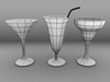 Glassware Collection 20 Pieces 3D Model .obj .fbx .blend