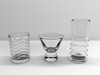 Glassware Collection 20 Pieces 3D Model .obj .fbx .blend