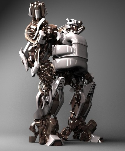 Robot Collection 3D Model .max