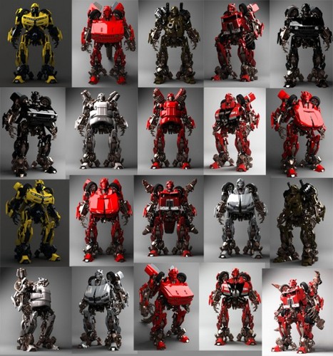 Robot Collection 3D Model .max