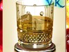 High Detailed Whisky Cut Glass and Chivas Coaster 3D Model