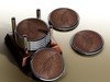 Chivas Regal Bottle Glass Coaster Collection 3D Model .max .obj .3ds .fbx
