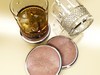 Chivas Regal Bottle Glass Coaster Collection 3D Model .max .obj .3ds .fbx
